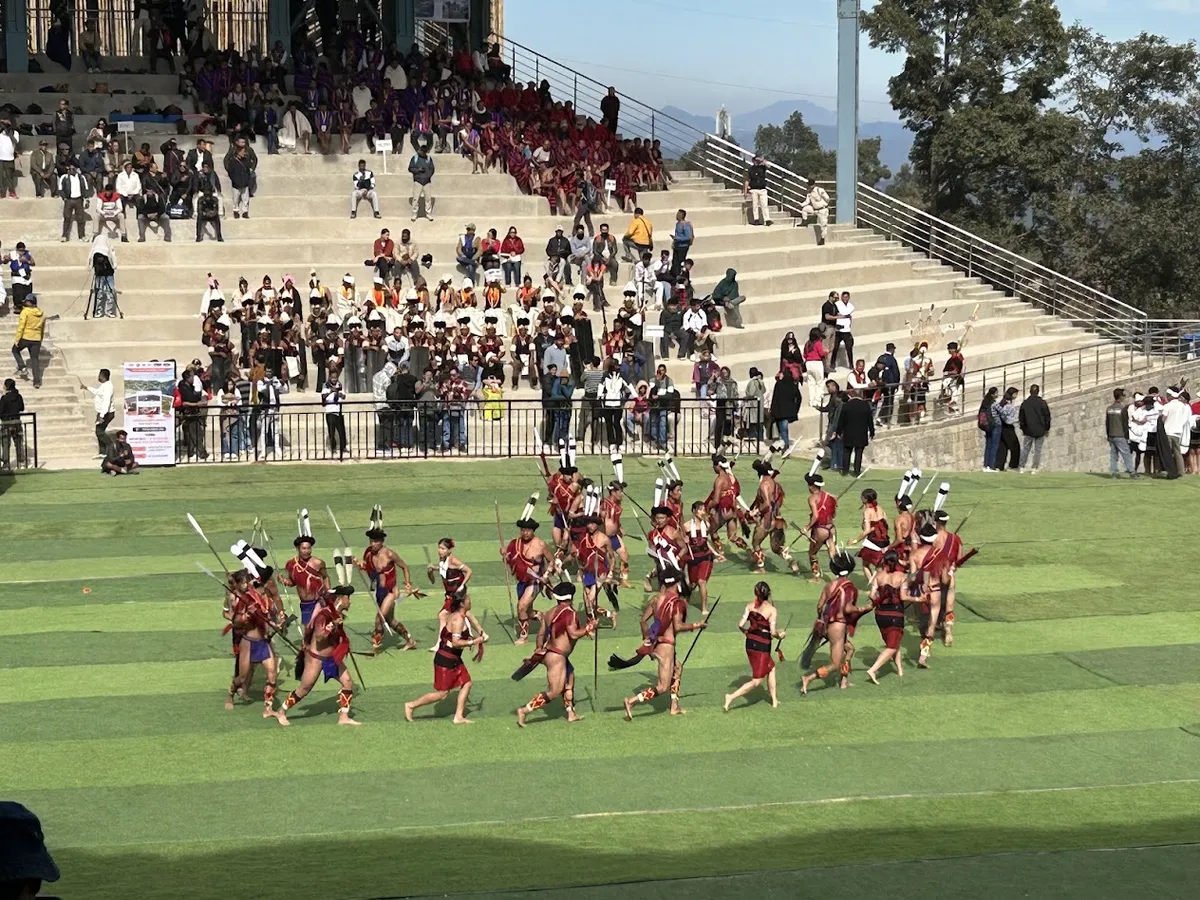 A Tribal Dance at the Kisama Stadium