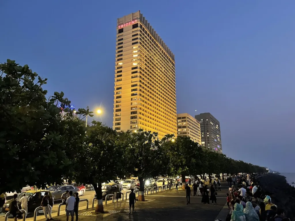 The famed Trident Hotel, near Nariman Point
