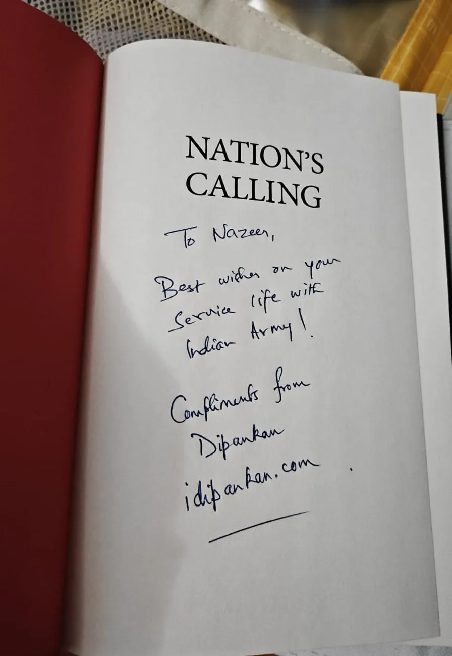 Opening page of the gift book