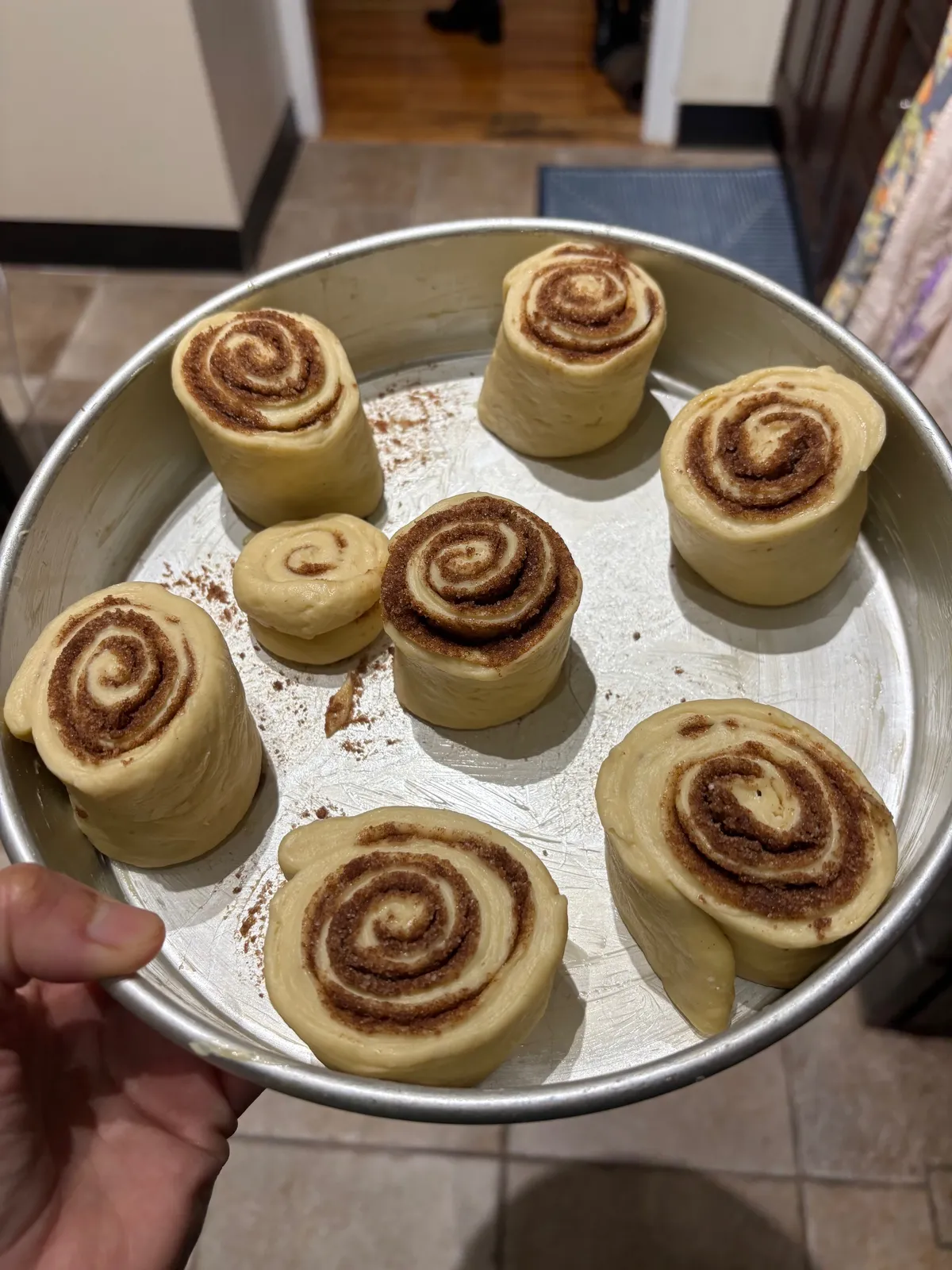 cinna rolls pre-bake