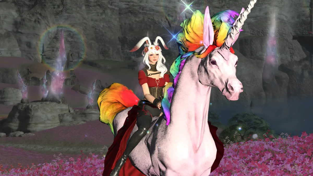 Rainbow Unicorn Mount