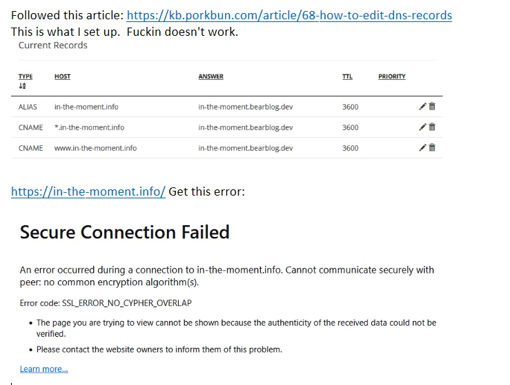 2025-08-03 dns records for in the moment site