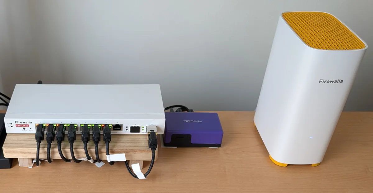 Firewalla Switch SE, Firewalla Purple, and Firewalla AP7