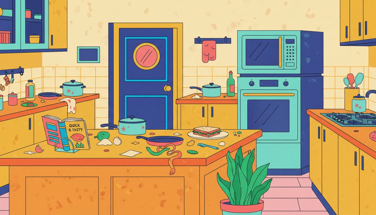 The kitchen in which the soup was cooked