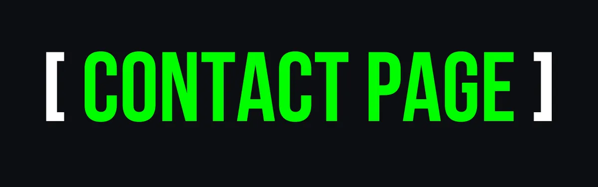 contact page