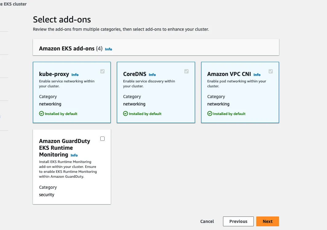 choose-cluster-addons