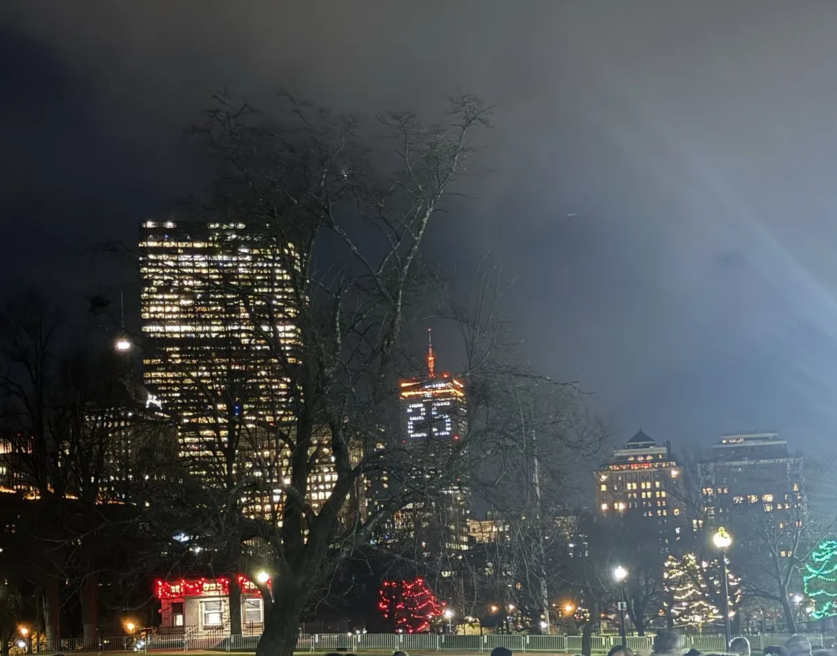 prudential center with 25 on it