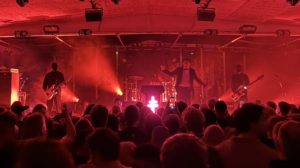 PRESIDENT on stage at Project House in Leeds