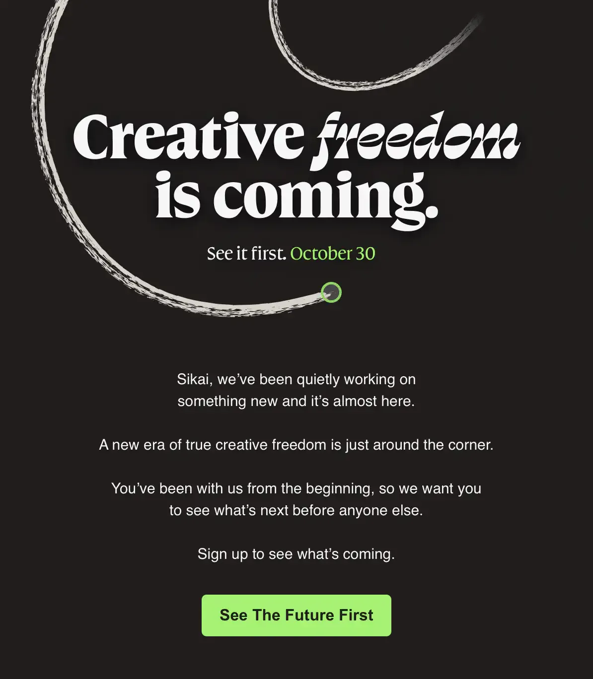 Newsletter from Affinity about the Oct 30 announcement