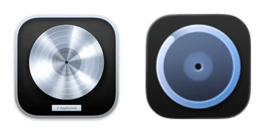 Logic pro icon:  old vs new