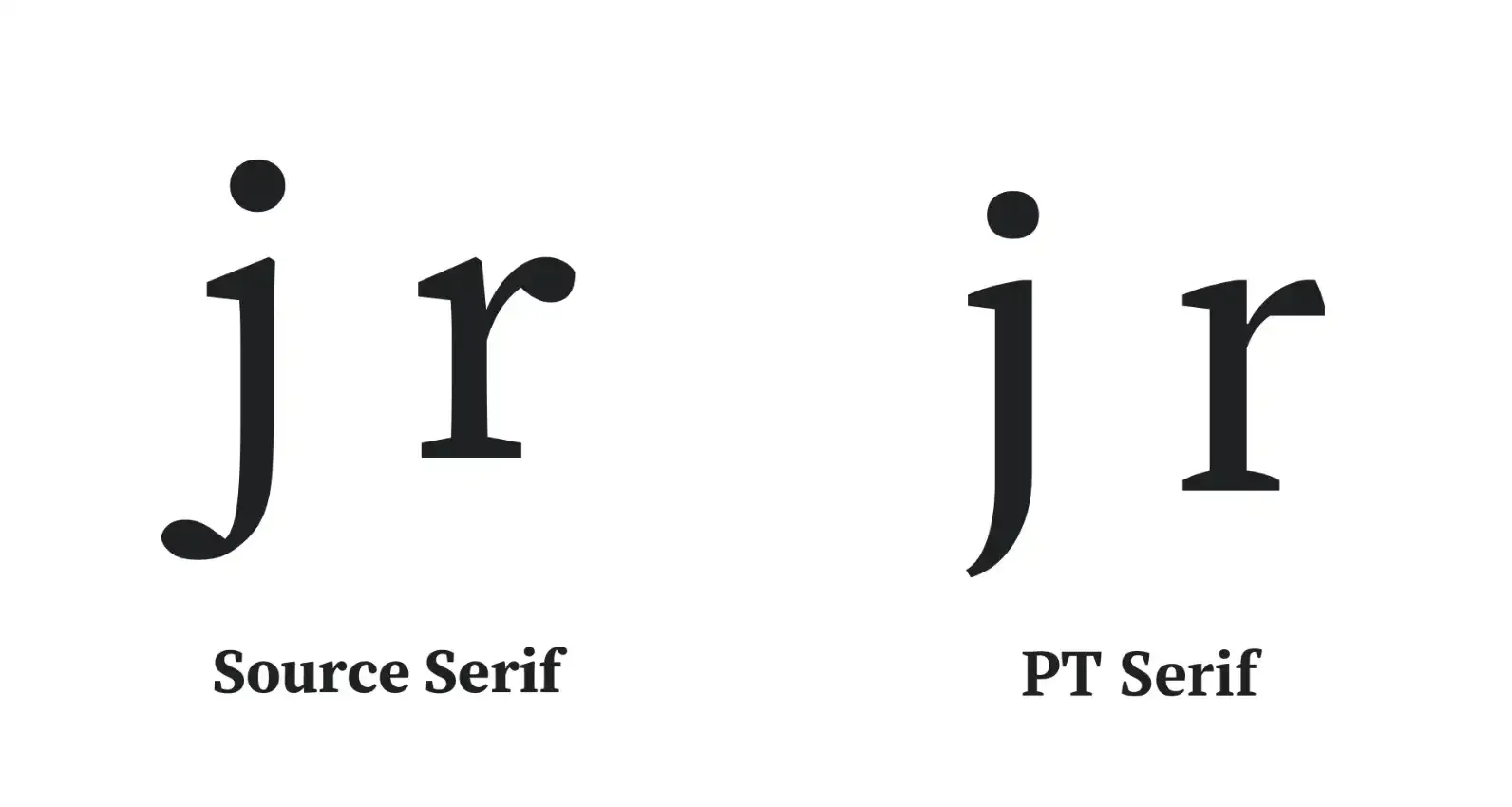 source serif vs PT serif