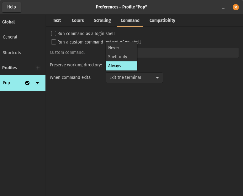 gnome-terminal-preferences