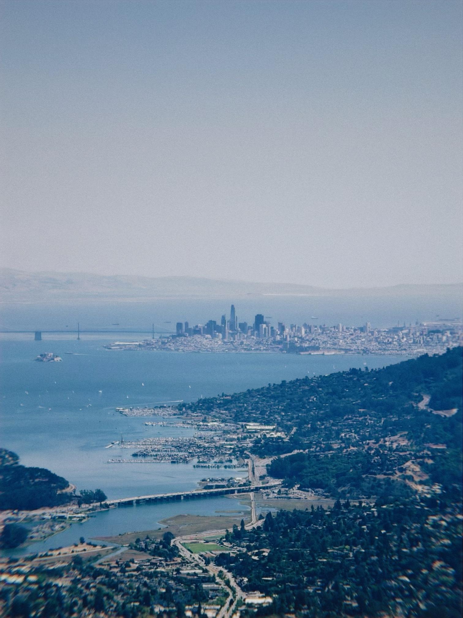 Aerial View of San Francisco and beyond