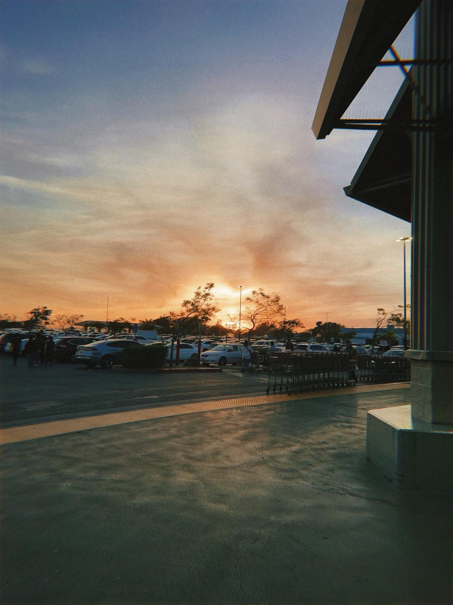 parkingLotSunset