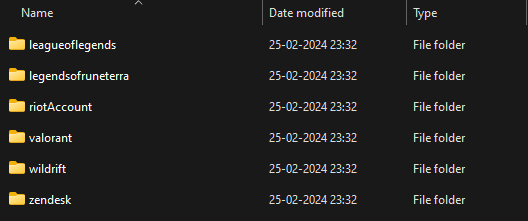 Riot Account history