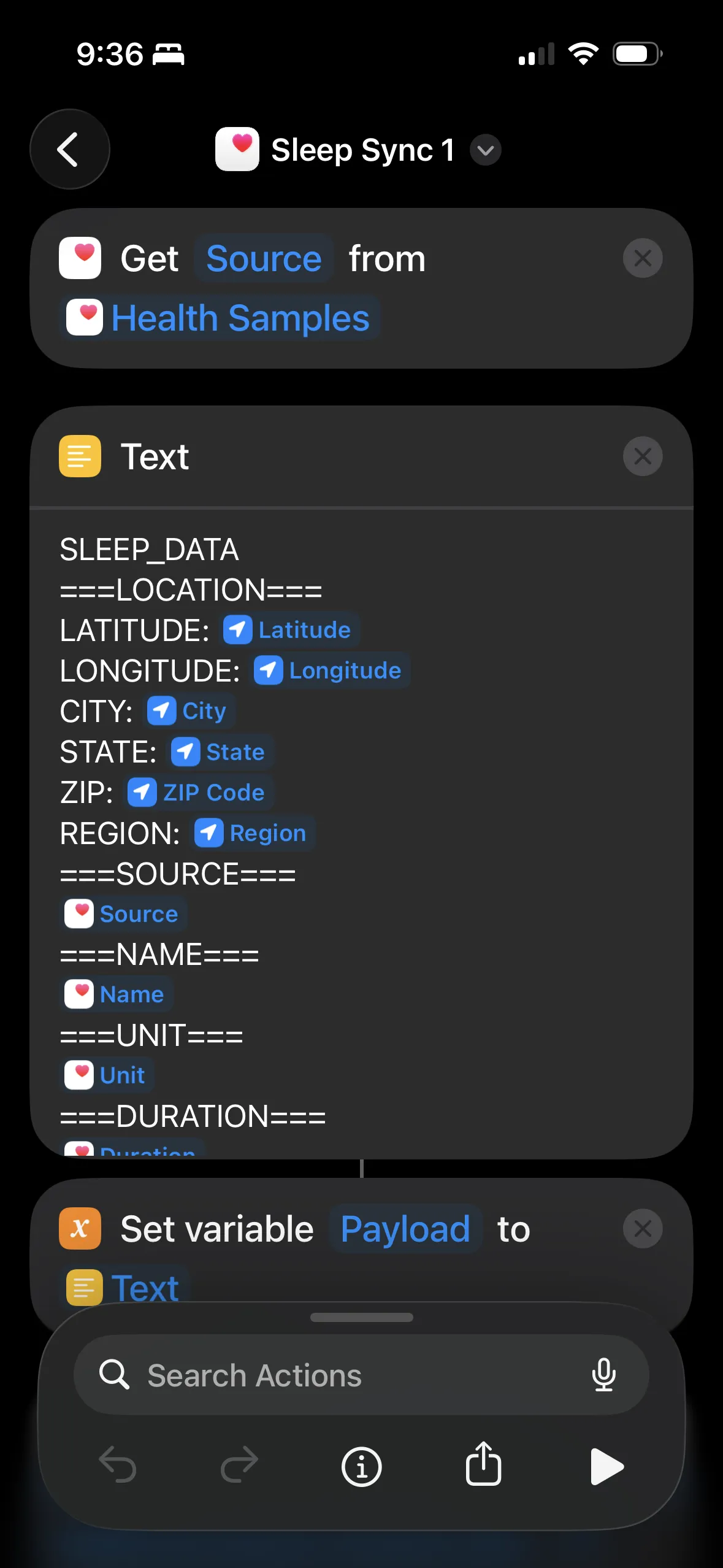 Format as plain text