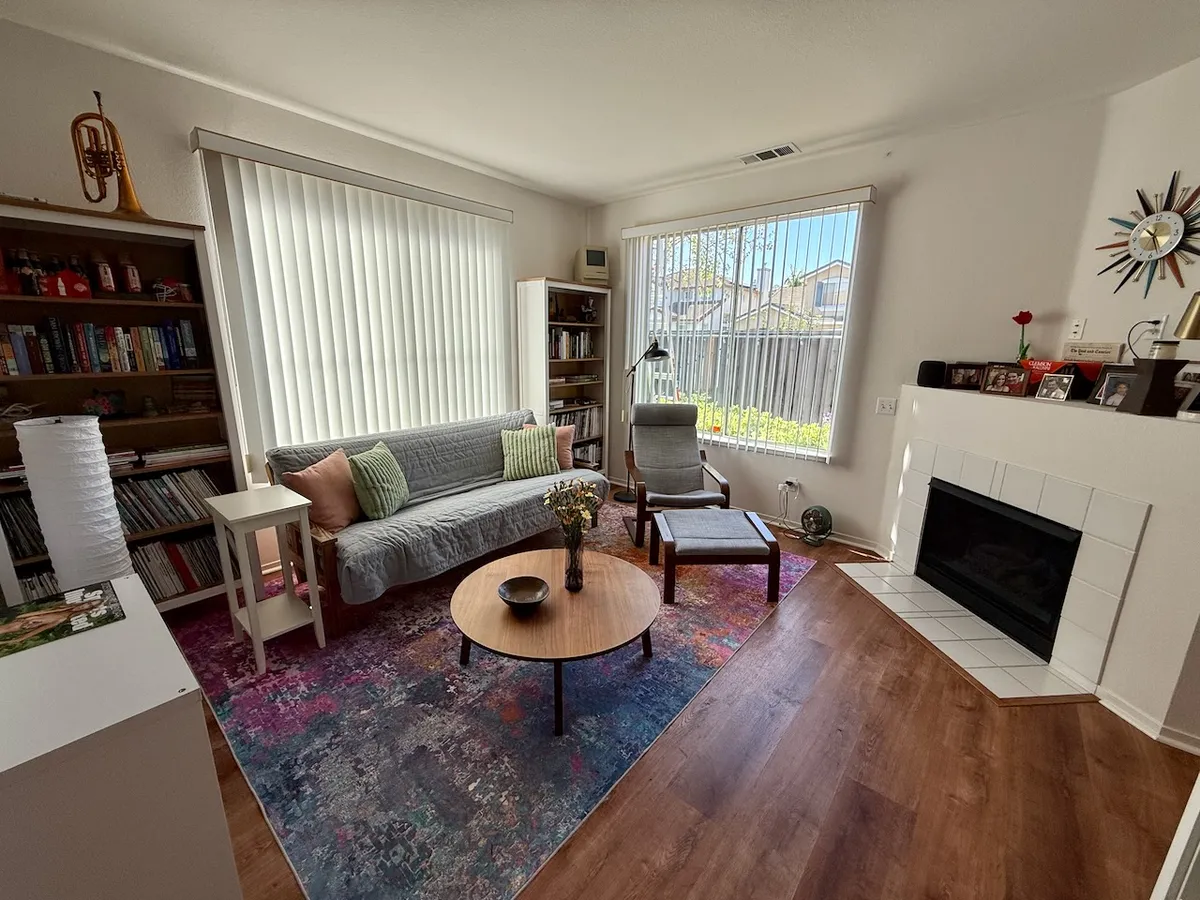 A cozy, indoor living space