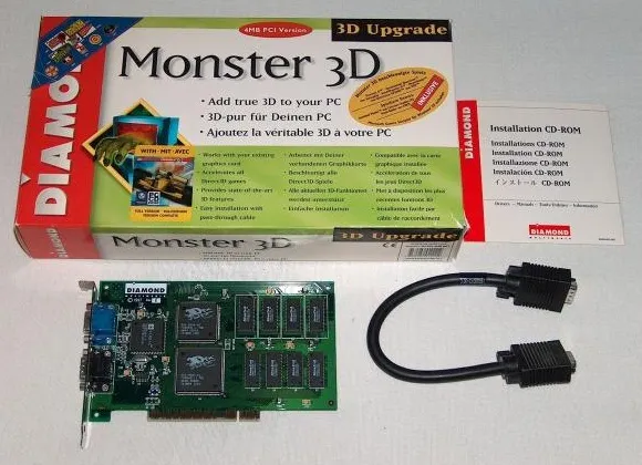 Diamond Monster 3D Voodoo graphics card