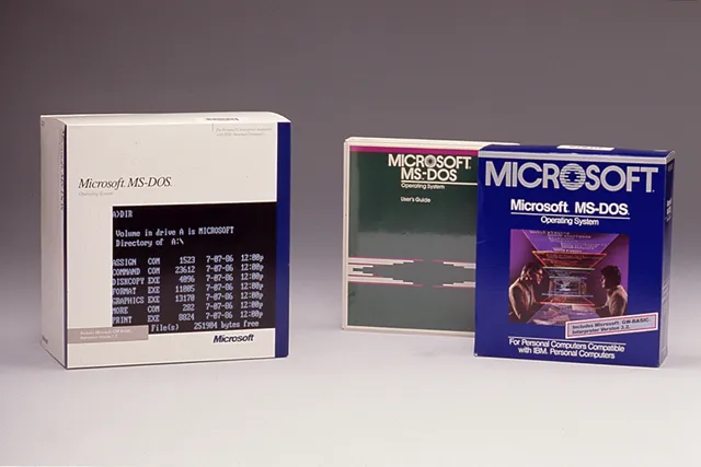 Microsoft MS-DOS boxed software