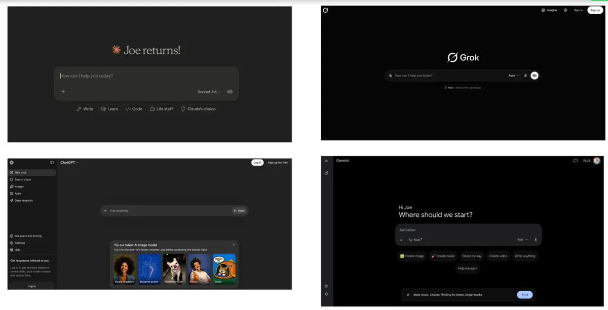 chat screens