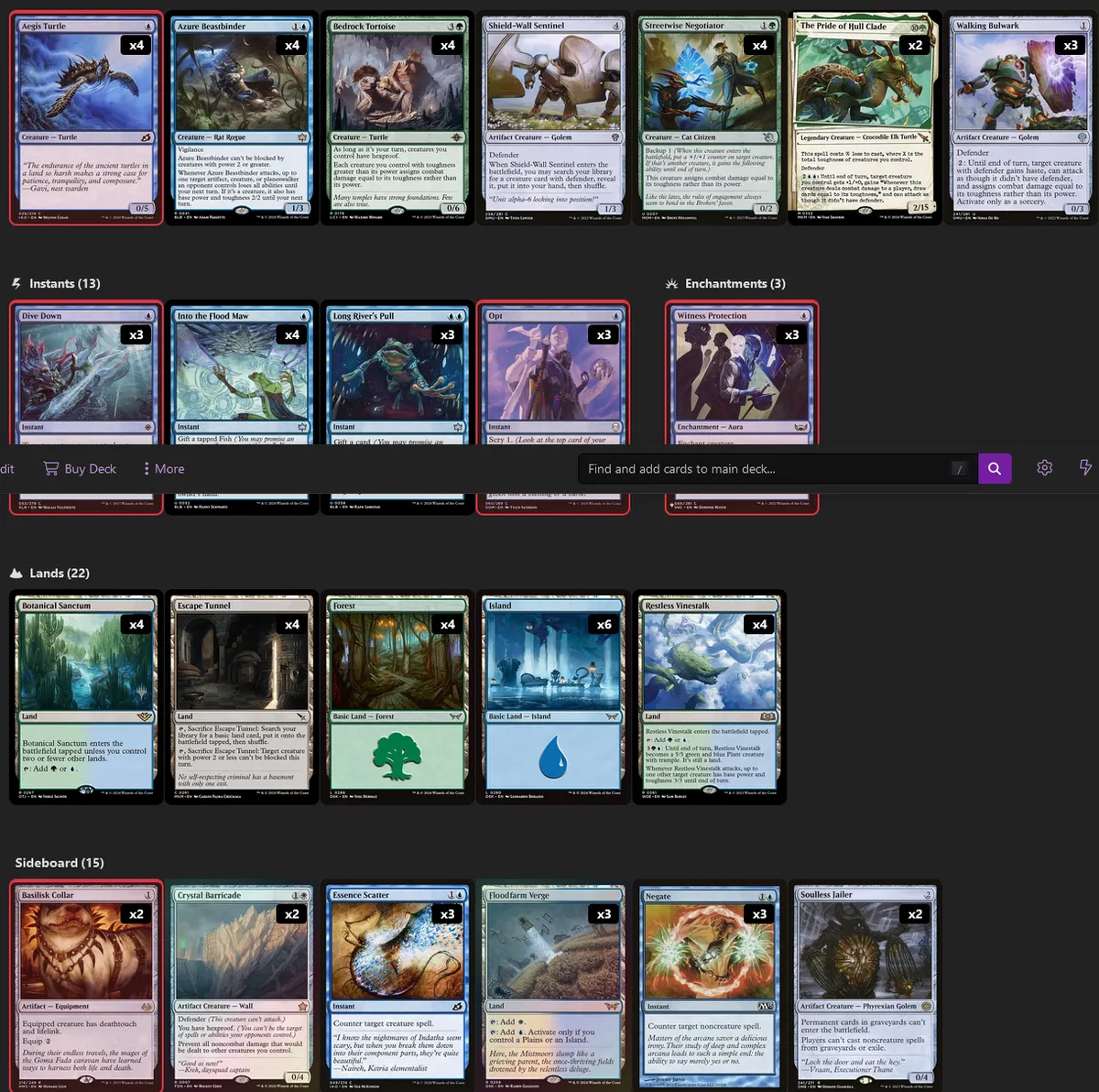 Screenshot 2024-11-10 at 22-53-48 Big Booty Simic __ Standard deck list mtg __ Moxfield — MTG Deck Builder