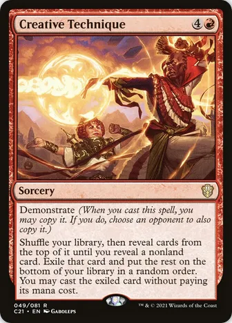 Screenshot 2025-02-16 at 20-18-47 Creative Technique · Commander 2021 (C21) #49 · Scryfall Magic The Gathering Search
