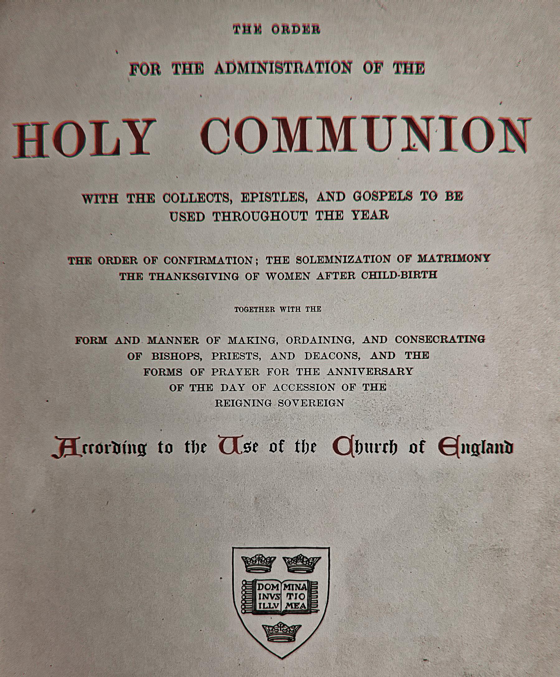 Anglican Sacramental and Liturgical Heritage