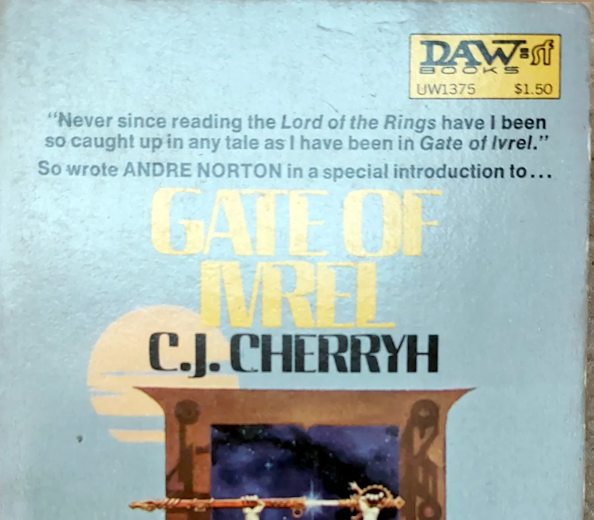 A copy of Gate of Ivrel with the UW prefix where the collector's number should be