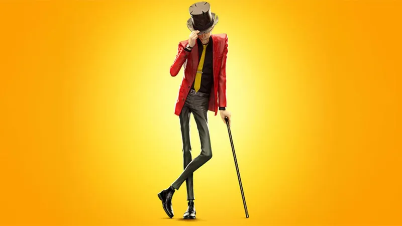 Lupin III in a similar pose to the one I used as a 