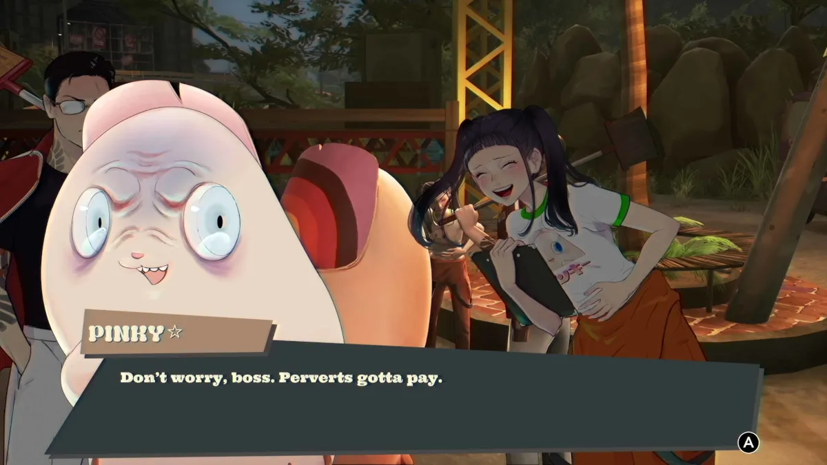 Pinky telling Shiori that perverts will pay, an unfortunate fact of life