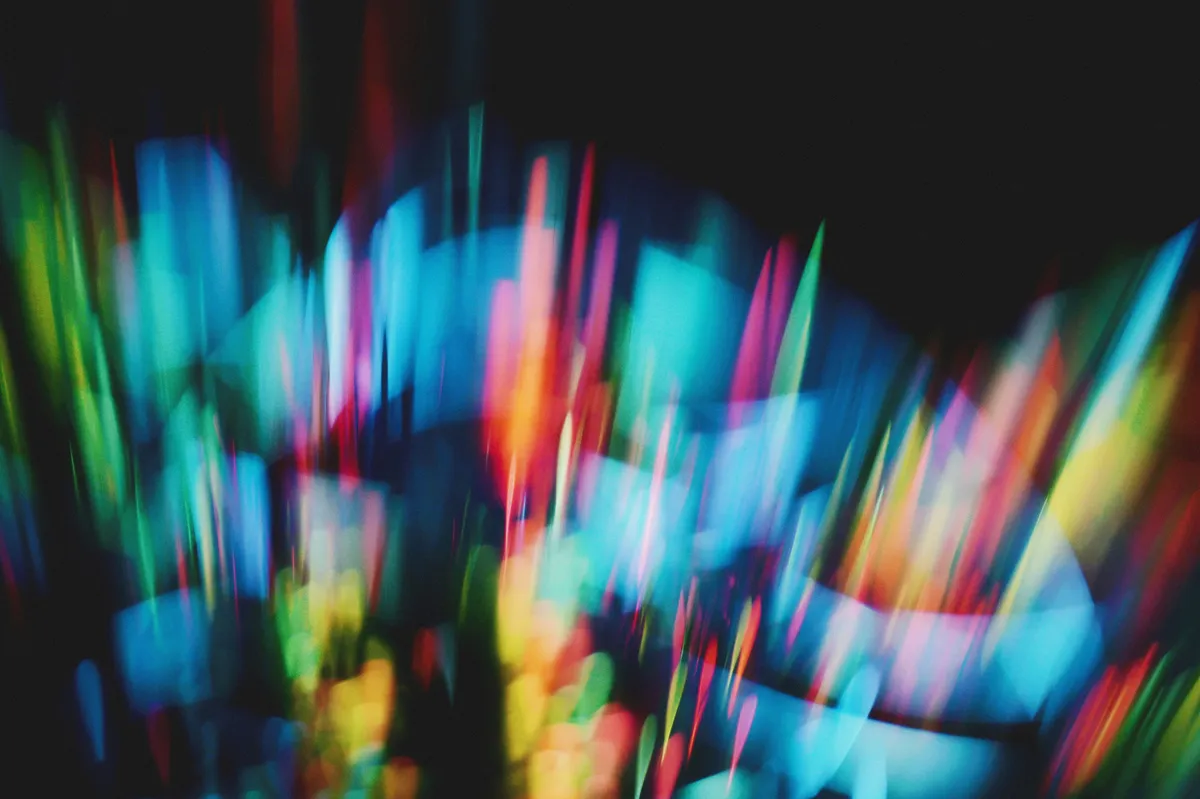 Jordan Sampson Creative - light bending photograph - lensbaby muse - abstract color photography - jewel rainbow colors - ruby, sapphire, aquamarine, jade, gold