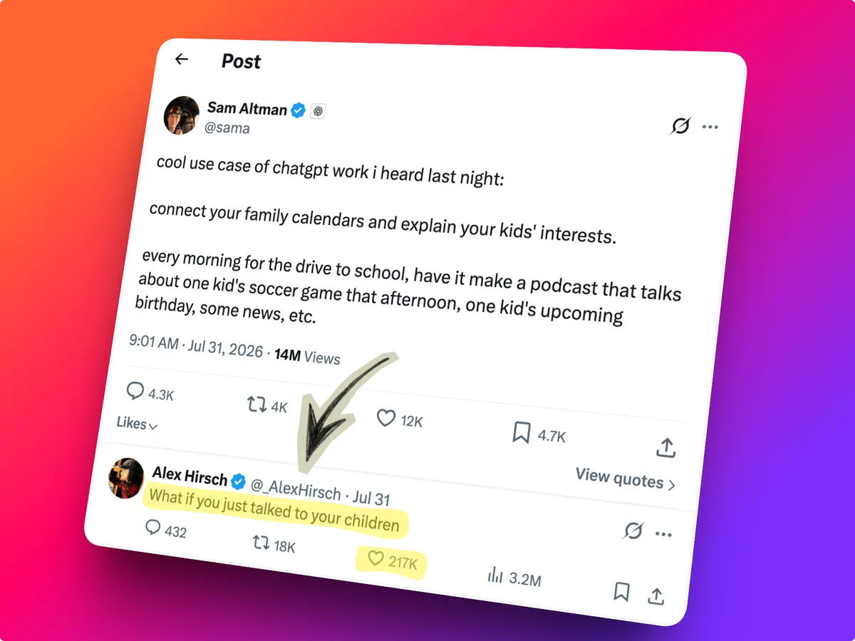 What if you just talked to your children