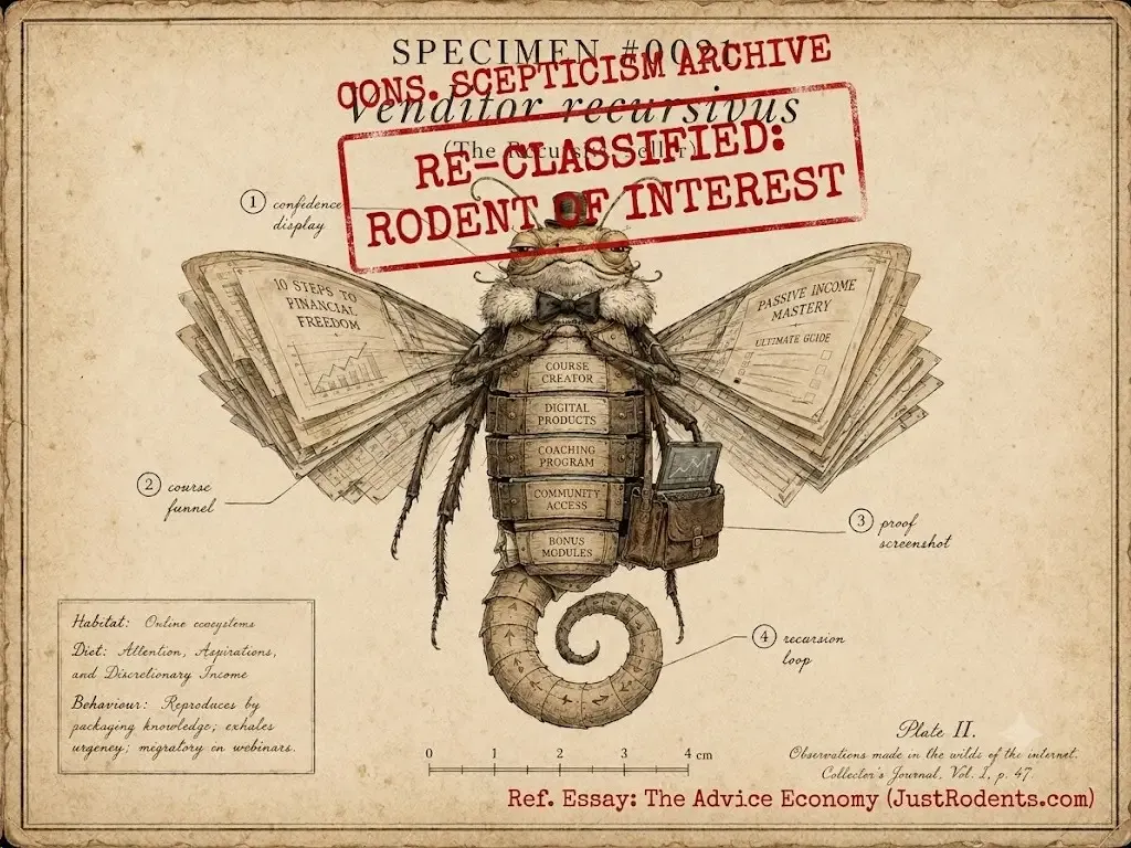 AI Generated image in the style of a vintage specimen plate