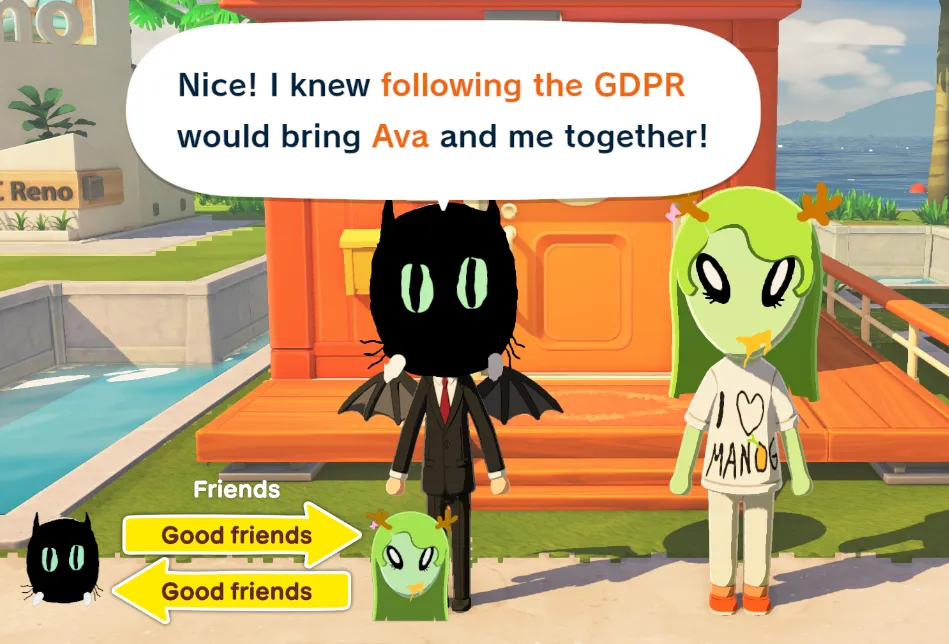 Nice! I knew following the GDPR would bring me and Ava together!