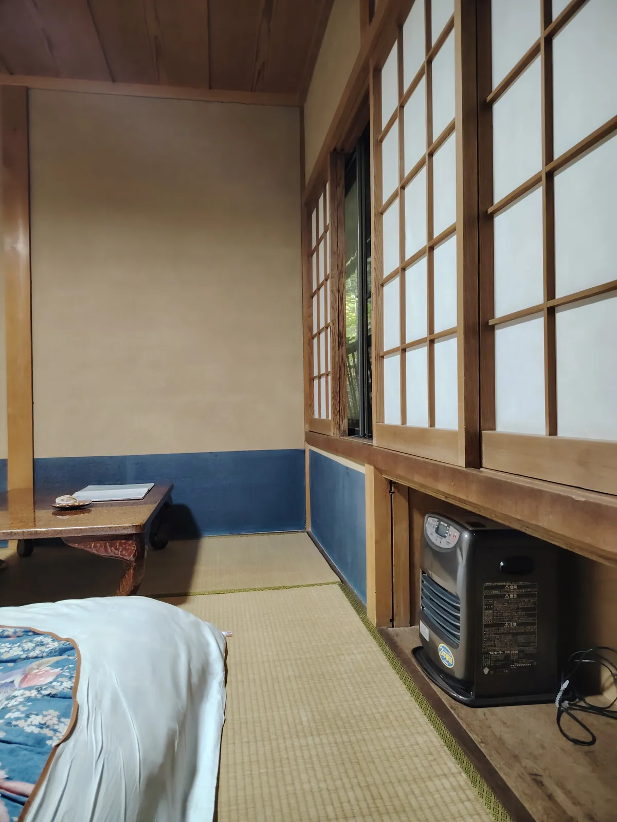 a picture from inside my room in the temple