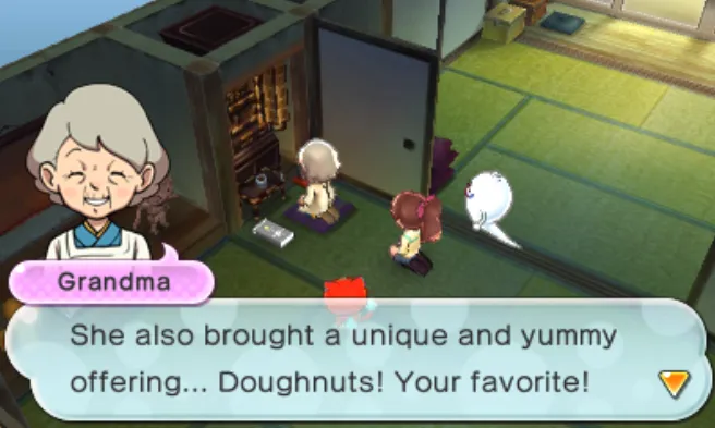 Grandma: She sold brought a unique and yummy offering... Donuts! Your favorite!