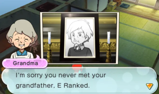 Grandma: I'm sorry you never met your grandfather, E-Ranked.