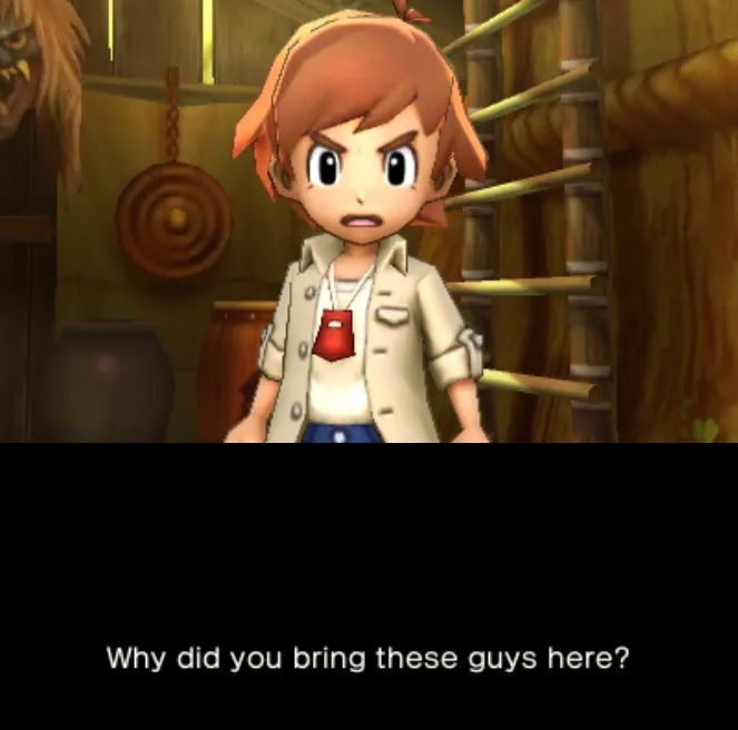 Kenny tells us off for barging into his secret base - a shack, hidden in the nearby forest.