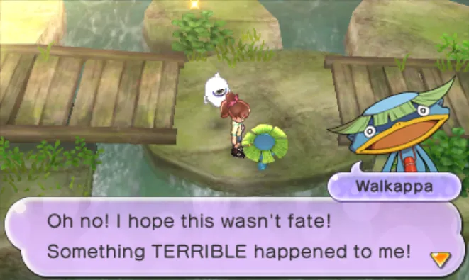 Walkappa tells us that something terrible happened to him.
