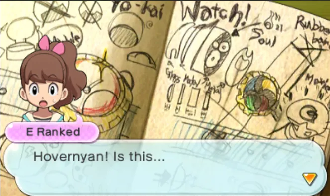 Colorful plans for a yokai watch prototype