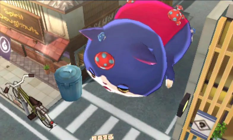 A huge cat. It has mushrooms growing on it.