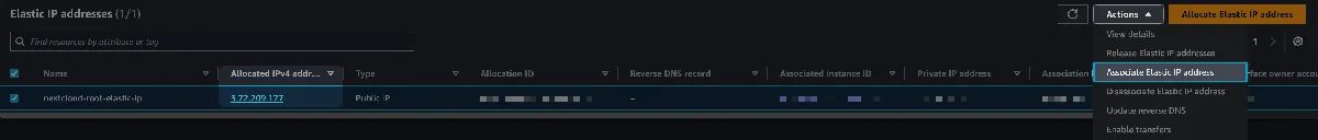 Elastic IP Allocation