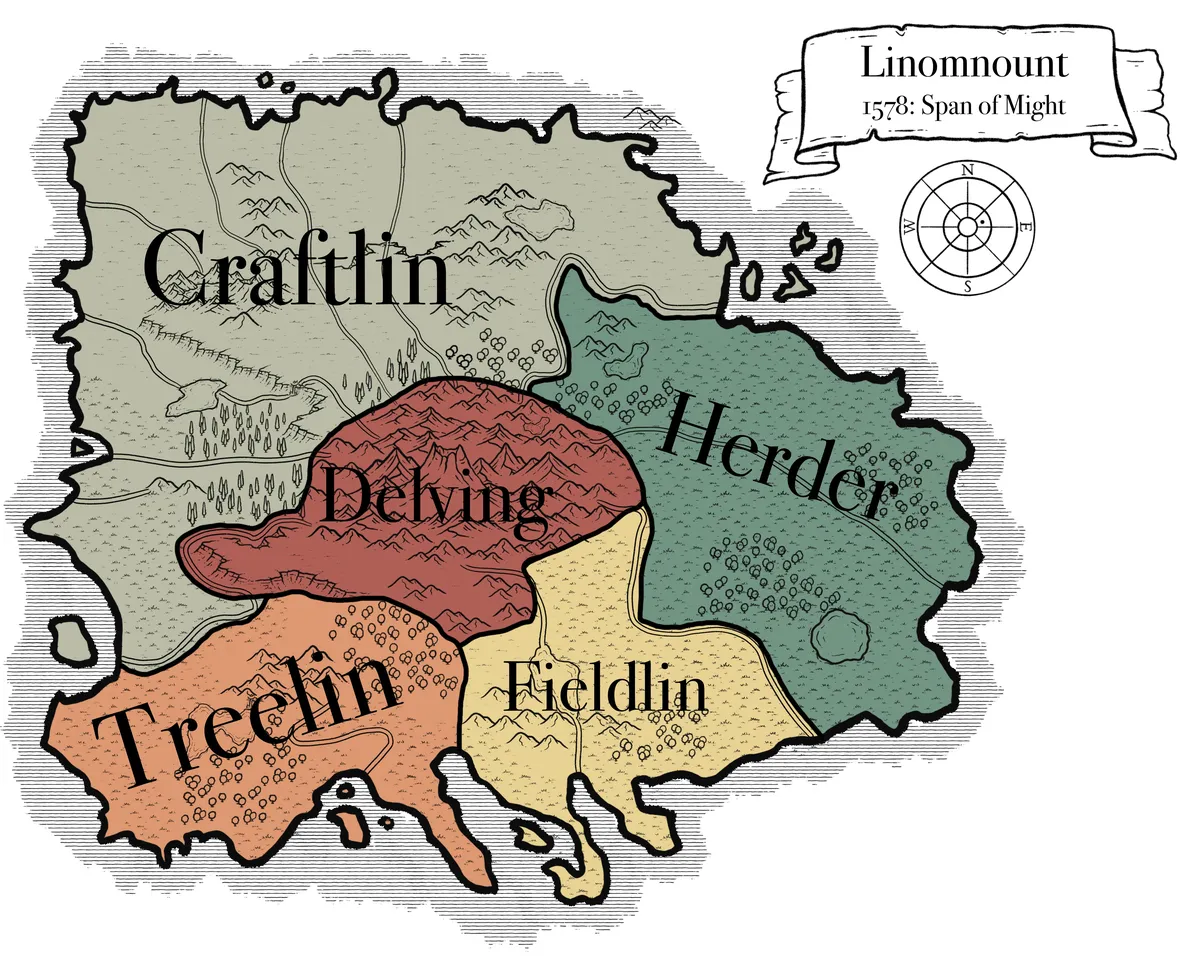 Linomnount in the Span of Might