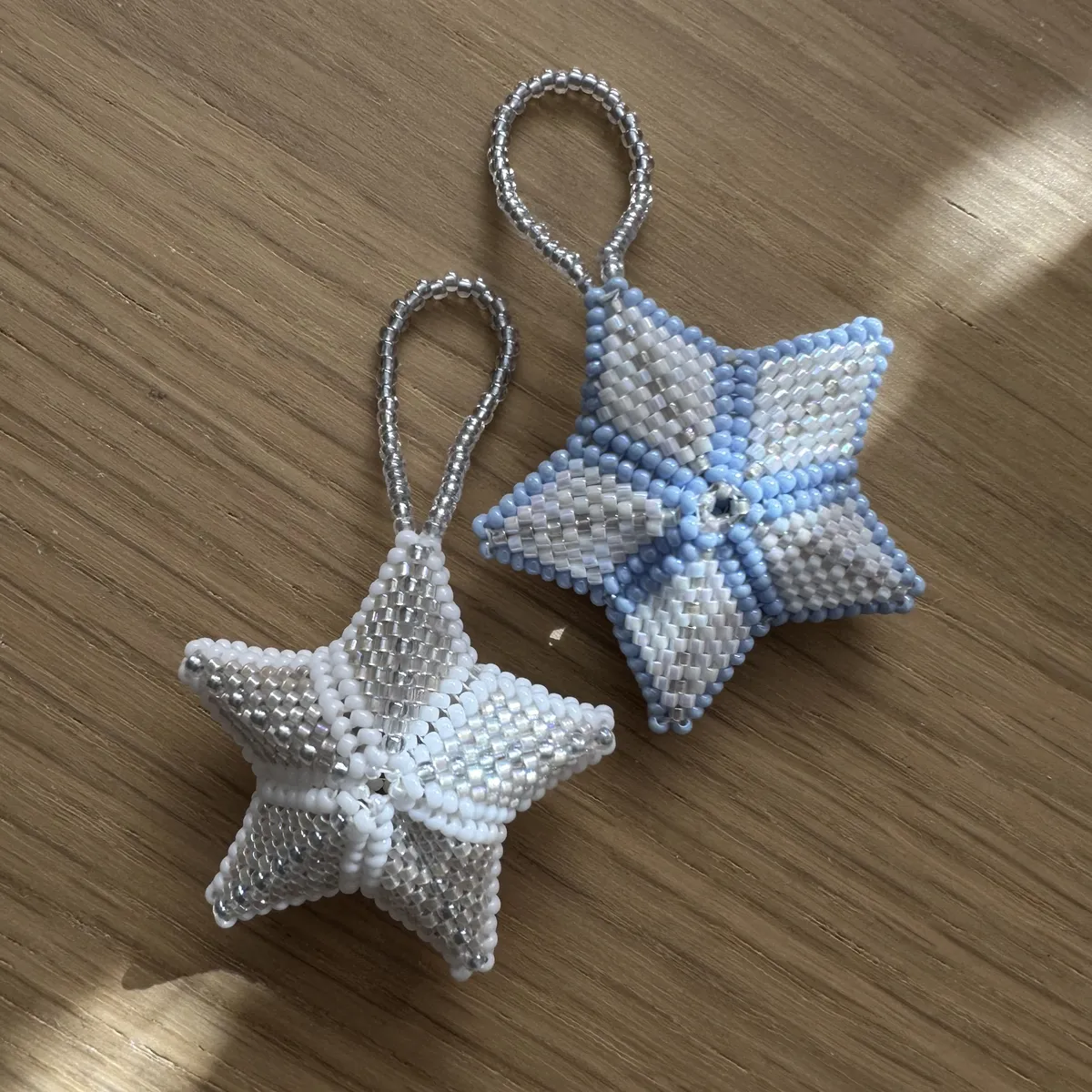 beaded stars