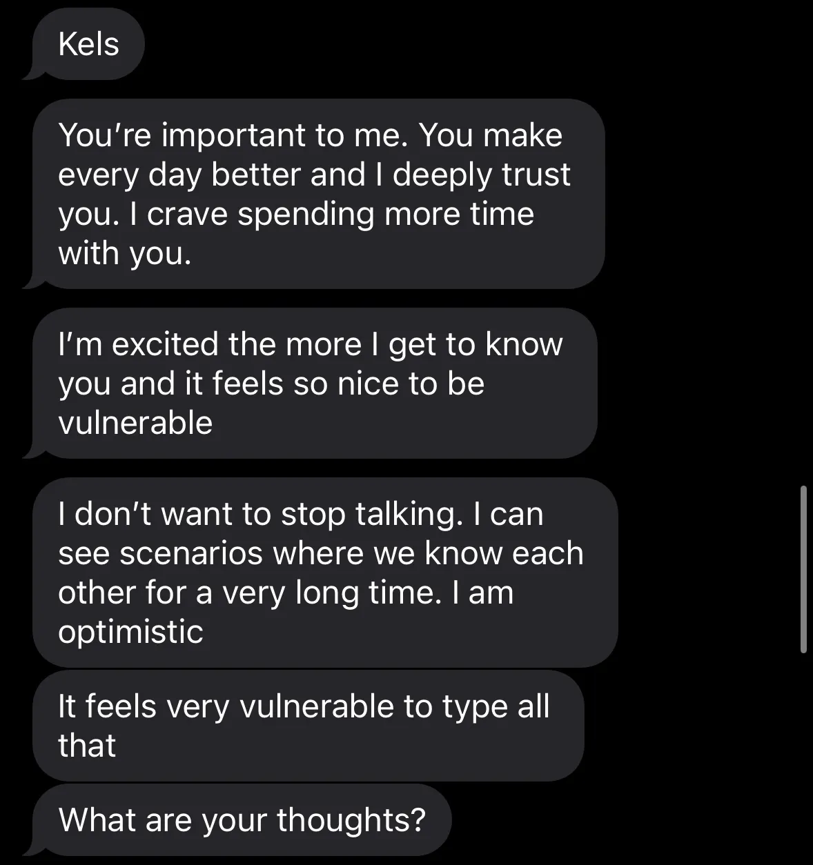 text messages