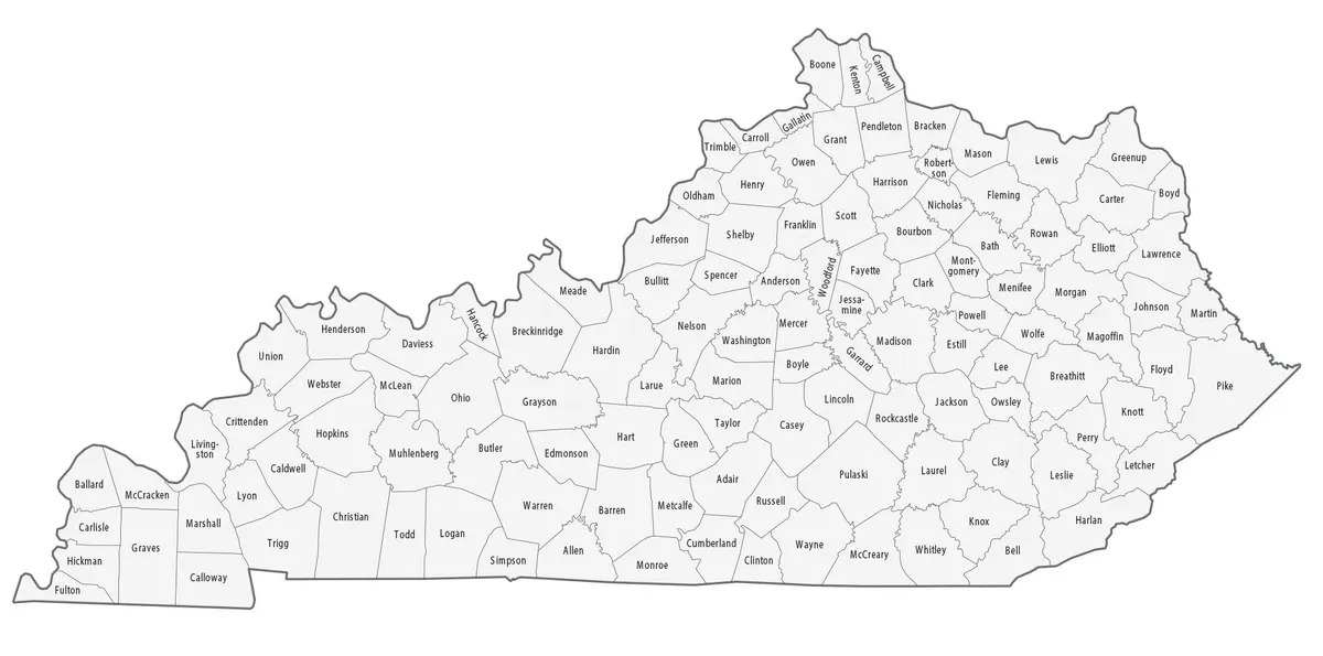 Kentucky-County-Map