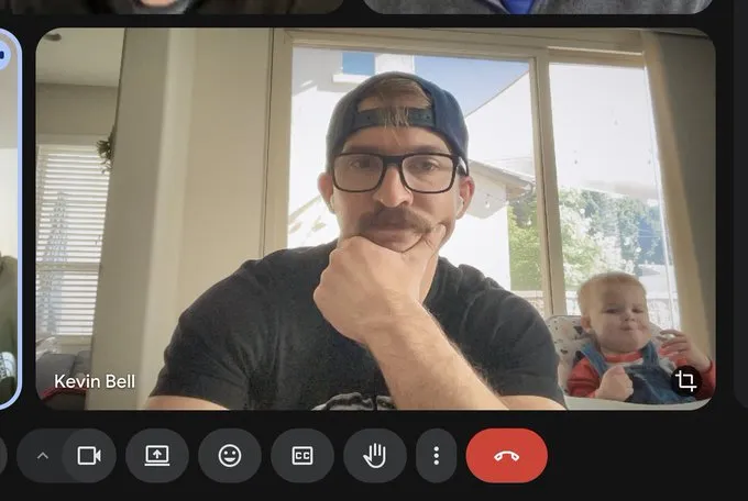 Brooks and his daddy kevin