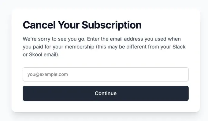 cancel subs