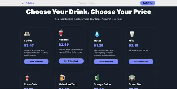 choose your price