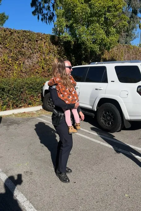 Cop Kevin and Daughter